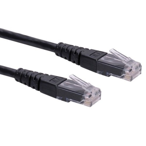 Roline cable de red kat.6 class e utp schwarz 2m