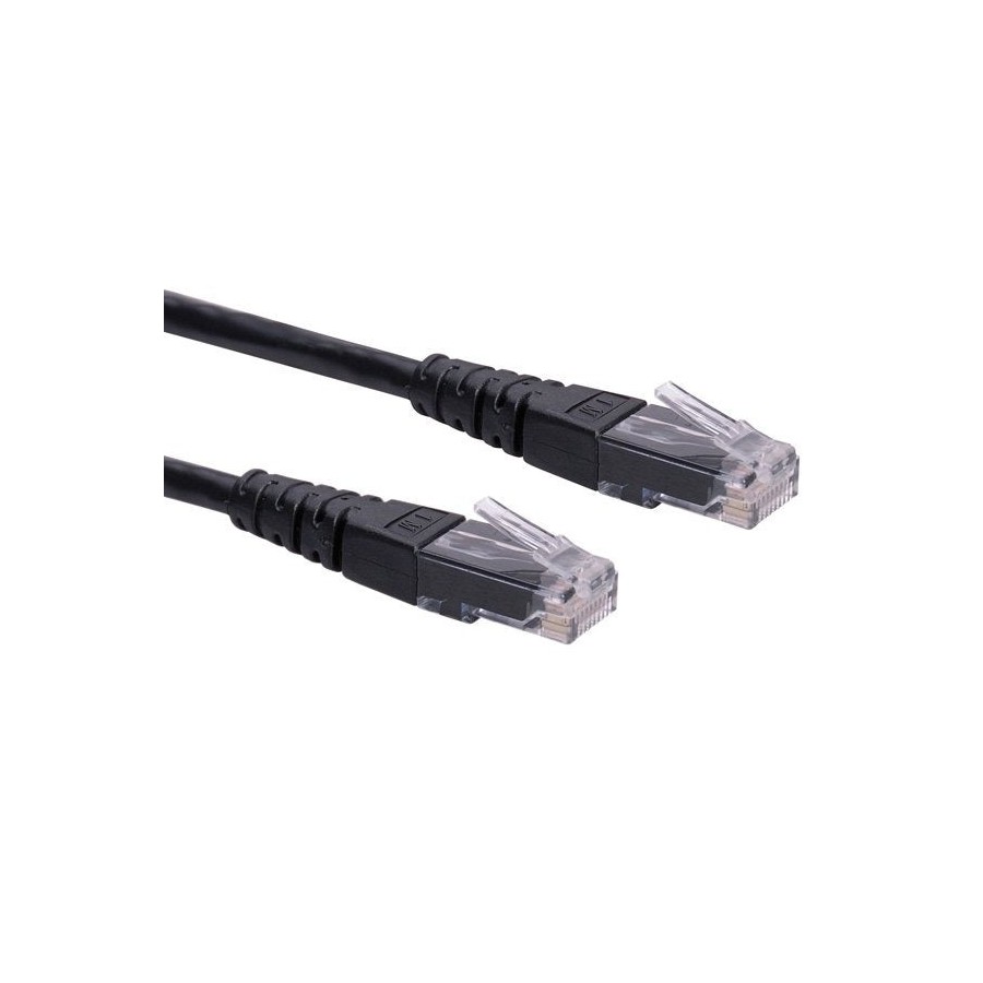 Roline cable de red kat.6 class e utp schwarz 2m