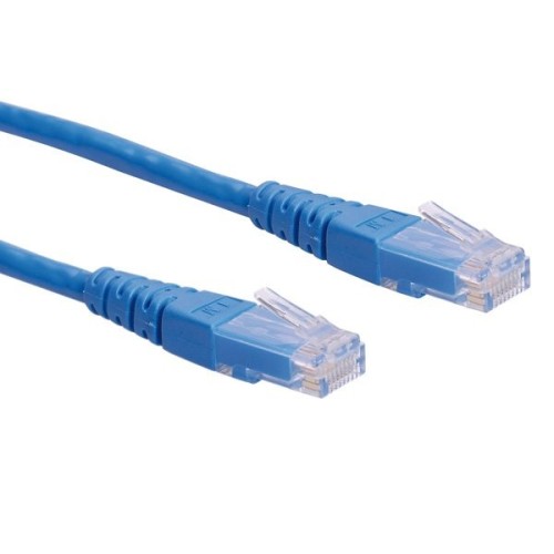 Roline cable de red kat.6 class e utp blau 5m