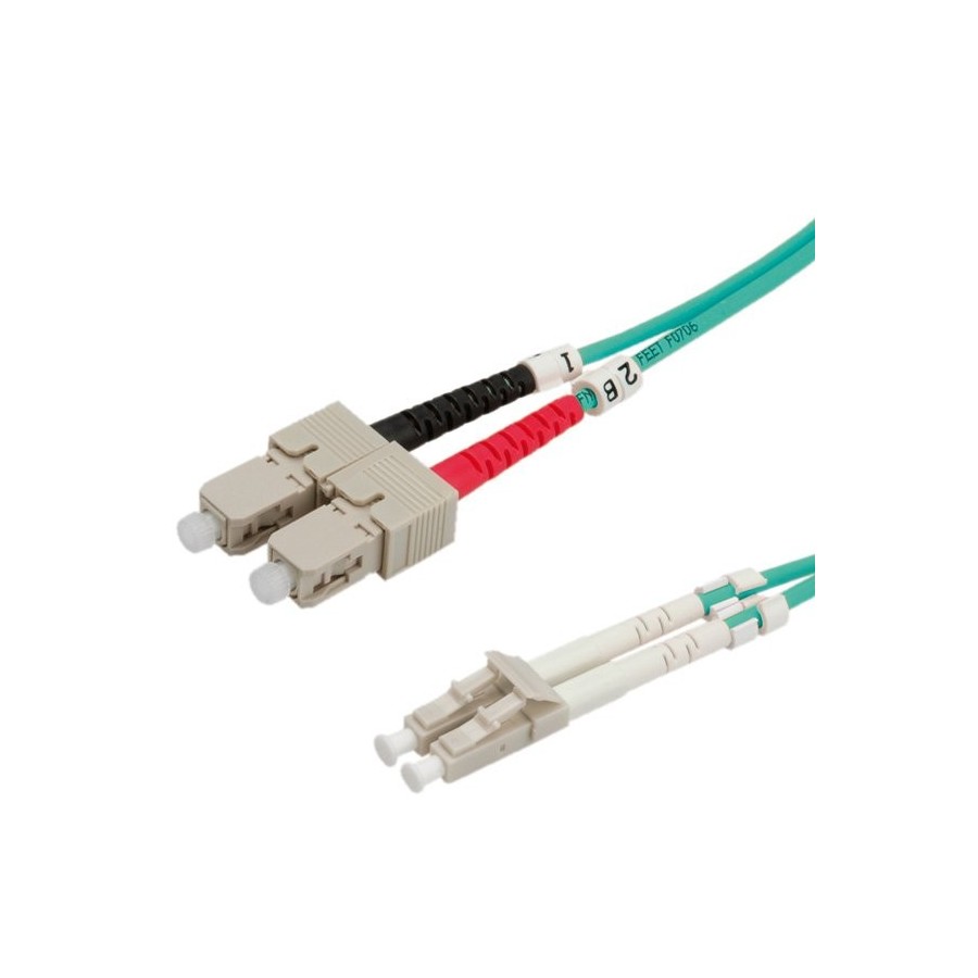 Roline lwl-cable 50 125um om3 lc sc trkis 3m