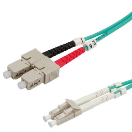 Roline lwl-cable 50 125um om3 lc sc trkis 3m