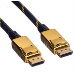 Roline gold displayport cable dp st - st 2m