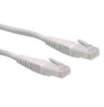 Roline cable de red kat.6 class e utp weiss 5m