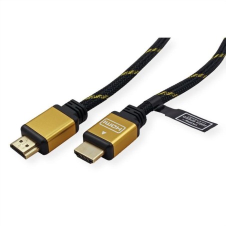 Roline gold hdmi high speed cable mit ethernet 1m