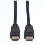 Roline hdmi high speed cable mit ethernet schwarz 1m