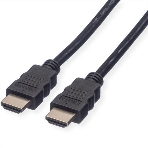 Roline hdmi high speed cable mit ethernet schwarz 3m