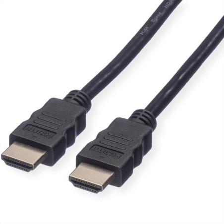 Roline hdmi high speed cable mit ethernet schwarz 3m