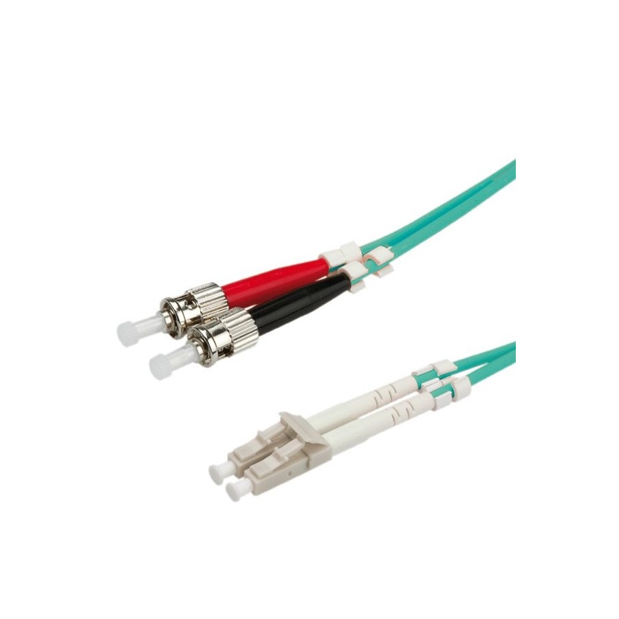 Roline lwl-cable 50 125um om3 lc st trkis 10m