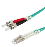 Roline lwl-cable 50 125um om3 lc st trkis 10m