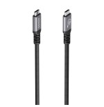 Cable usb 3.2 tipo-c aisens a107-0989 usb tipo-c macho usb tipo-c macho hasta 100w 10gbps 4m negro