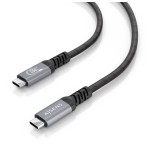 Cable usb 3.2 tipo-c aisens a107-0989 usb tipo-c macho usb tipo-c macho hasta 100w 10gbps 4m negro