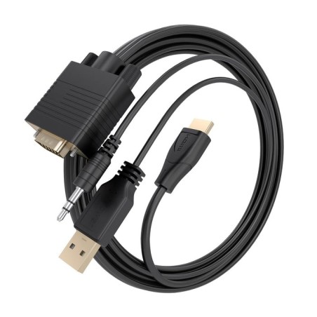 Cable conversor aisens a115-1007 svga macho usb macho jack macho hdmi macho 1m negro