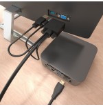 Cable conversor aisens a122-1014 svga macho usb macho jack macho hdmi macho 1.5m negro
