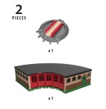 Brio world big roundhouse, ferrocarril 33736