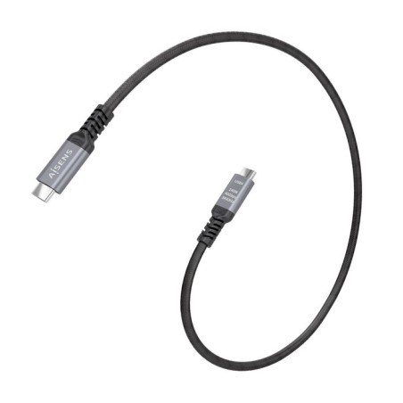 Cable usb 4.0 tipo-c aisens a156-0993 usb tipo-c macho usb tipo-c macho hasta 240w 40gbps 50cm negro