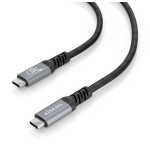 Cable usb 4.0 tipo-c aisens a156-0995 usb tipo-c macho usb tipo-c macho hasta 240w 40gbps 1.5m negro