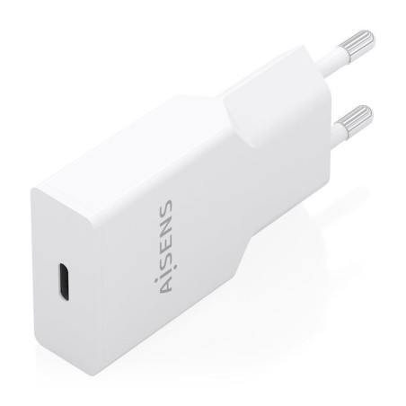 Cargador de pared gan aisens a110-0997 1xusb tipo-c 20w blanco