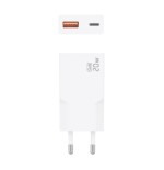 Cargador de pared gan aisens a110-0998 1xusb tipo-c 1xusb 20w blanco