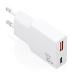Cargador de pared gan aisens a110-1002 1xusb tipo-c 1xusb 30w blanco