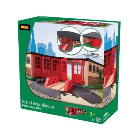 Brio world big roundhouse, ferrocarril 33736