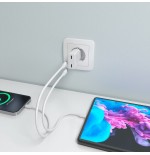 Cargador de pared gan aisens a110-1003 2xusb tipo-c 30w blanco