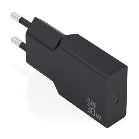 Cargador de pared gan aisens a110-1004 1xusb tipo-c 30w negro