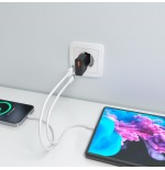Cargador de pared gan aisens a110-1005 1xusb tipo-c 1xusb 30w negro