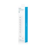 Regleta con interruptor aisens asps-2a2c16-w 6 tomas de corriente 2 usb 2 usb tipo-c cable 1.4m blanco