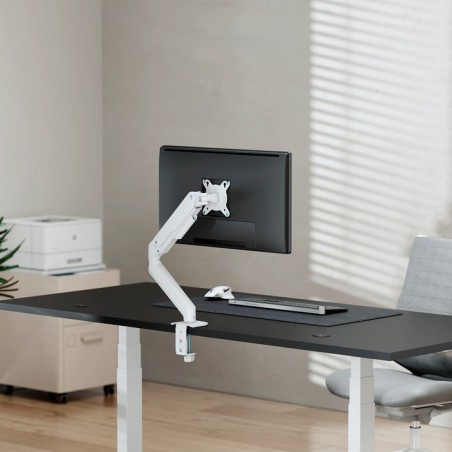 Soporte de mesa con contrapeso para monitor aisens dt32tsr-435 giratorio inclinable hasta 9kg
