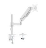 Soporte de mesa con contrapeso para 2 monitores aisens dt32tsr-437 giratorio inclinable hasta 9kg