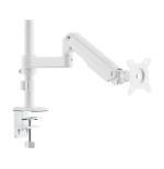 Soporte de mesa con contrapeso para 2 monitores aisens dt32tsr-437 giratorio inclinable hasta 9kg