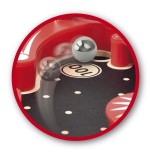 Brio pinball de madera space safari, juego de habilidad 34017