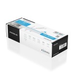Soporte de mesa con contrapeso para 2 monitores aisens dt32tsr-437 giratorio inclinable hasta 9kg