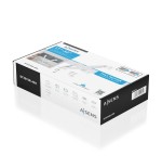 Soporte de mesa con contrapeso para 2 monitores aisens dt32tsr-439 giratorio inclinable hasta 9kg