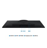 Monitor gaming samsung odyssey g5 g50f s27fg506eu 27' qhd 1ms 180hz ips regulable en altura negro