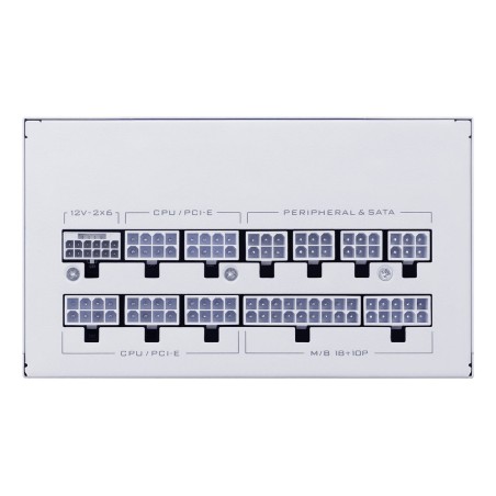Fuente alimentacion  atx 1000w lian li sx1000p white platinum
