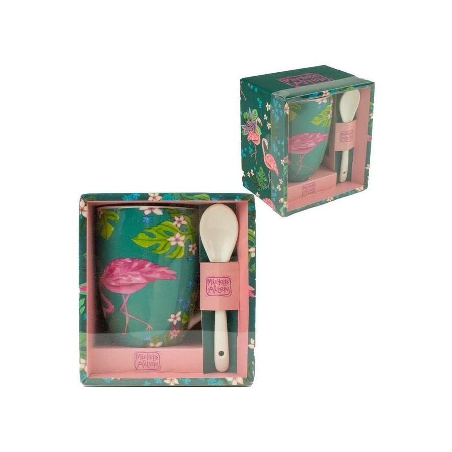 Taza con cuchara enesco flamenco