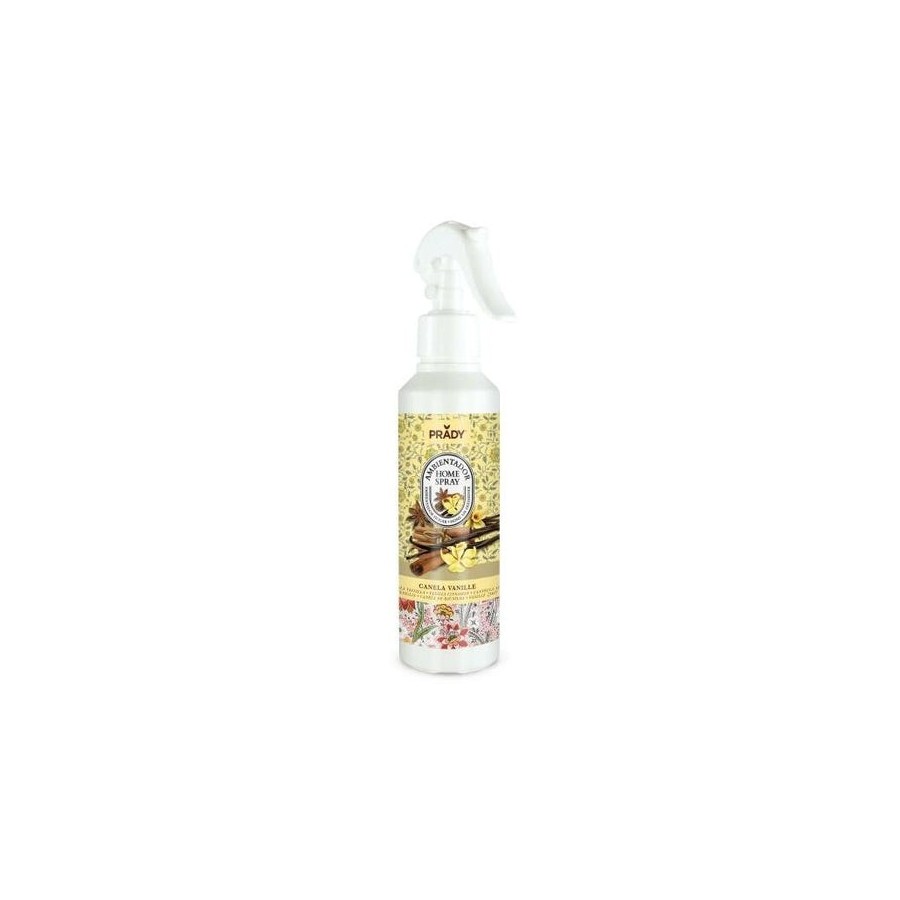 Prady ambientador home spray canela vanille - frasco de 220 ml - spray pulverizador