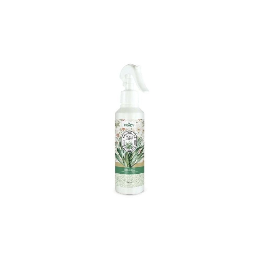 Prady ambientador home spray citronela - frasco de 220 ml - spray pulverizador