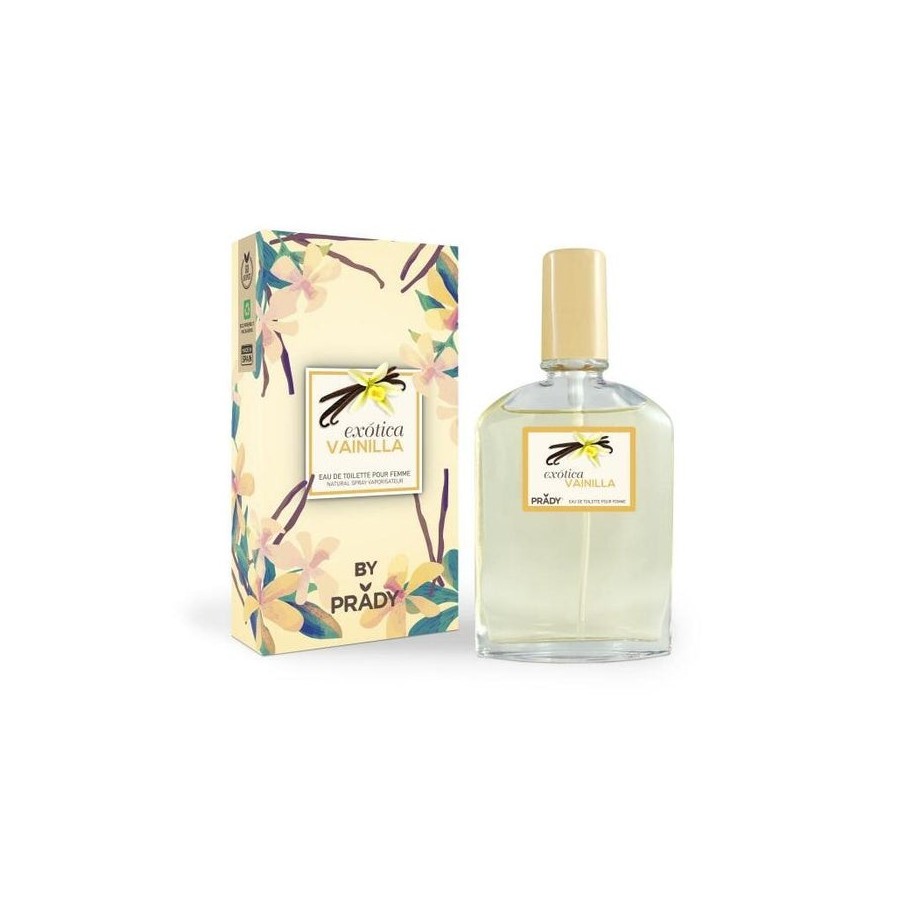 Prady colonia coleccion frutales exotica vainilla - frasco de 90 ml - spray pulverizador