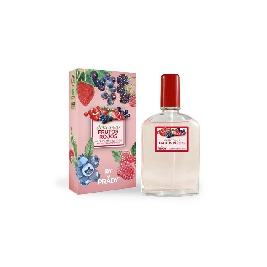 Prady colonia coleccion frutales deliciosos frutos rojos - frasco de 90 ml - spray pulverizador