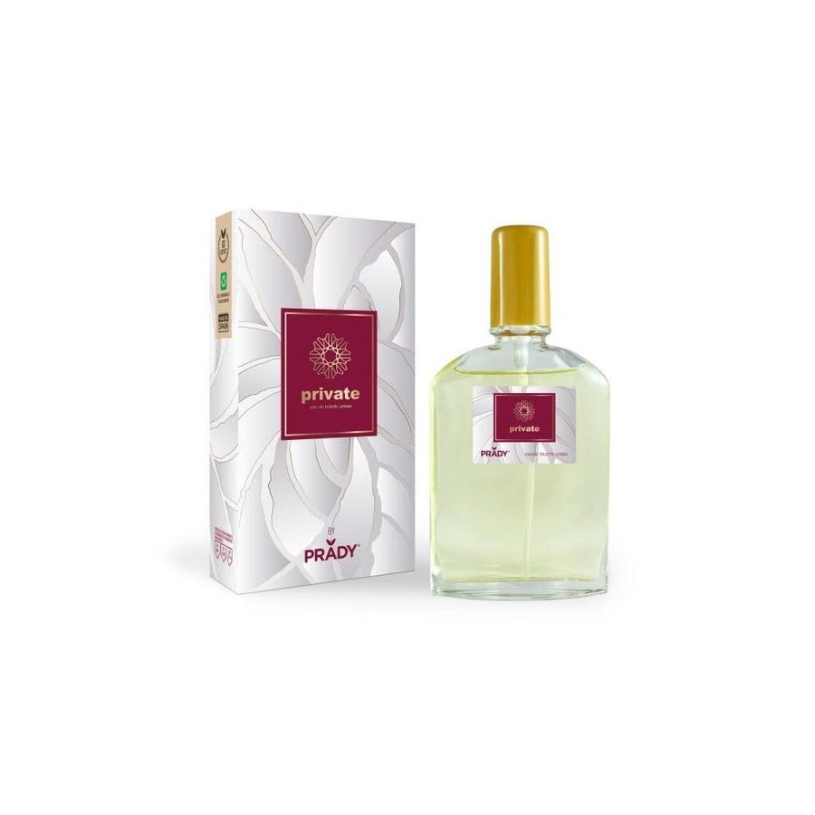 Prady colonia unisex private - frasco de 90 ml - spray pulverizador