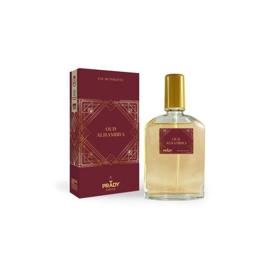 Prady colonia unisex oud alhambra - frasco de 90 ml - spray pulverizador