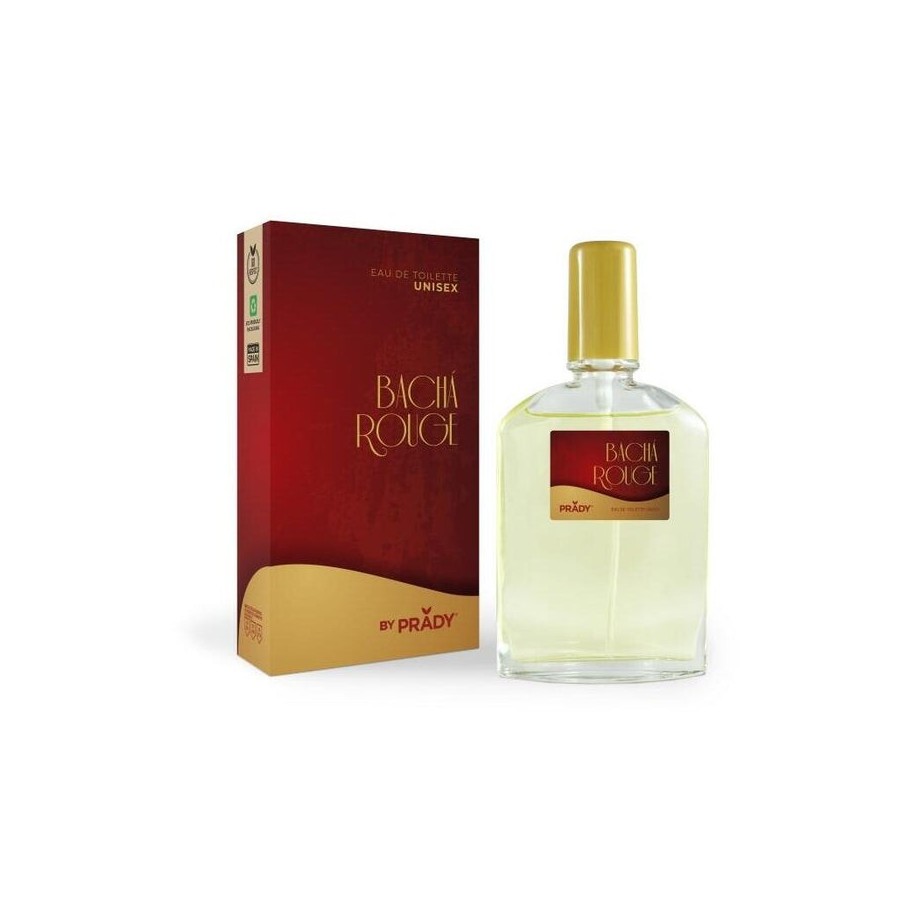 Prady colonia unisex bacha rouge - frasco de 90 ml - spray pulverizador