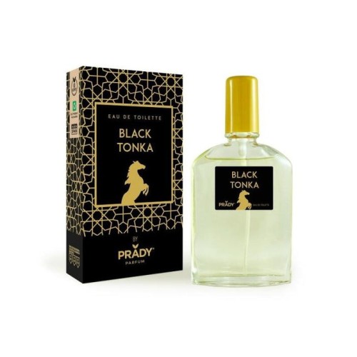 Prady colonia unisex black tonka - frasco de 90 ml - spray pulverizador