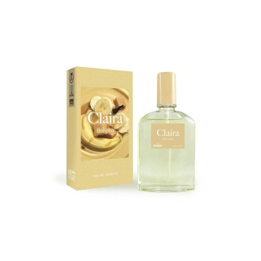 Prady colonia unisex claira banana - frasco de 90 ml - spray pulverizador