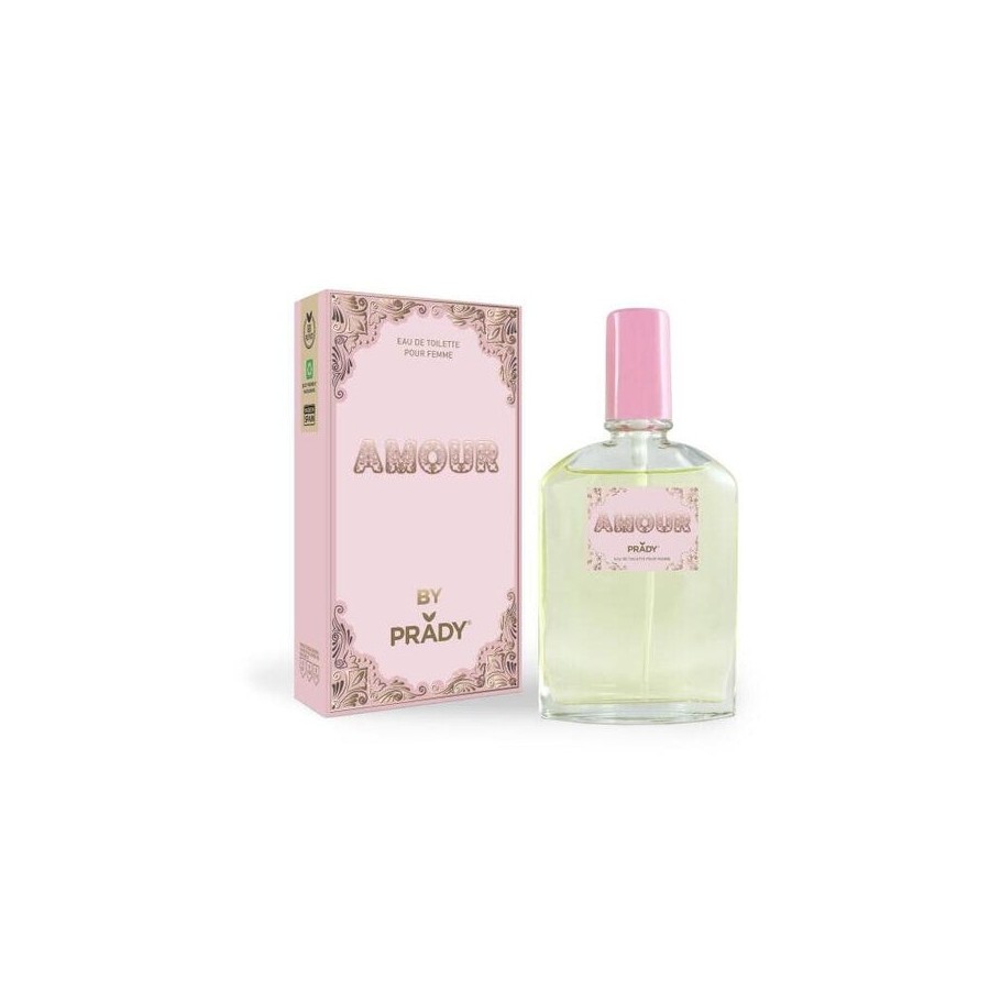 Prady colonia de mujer amour - frasco de 90 ml - spray pulverizador