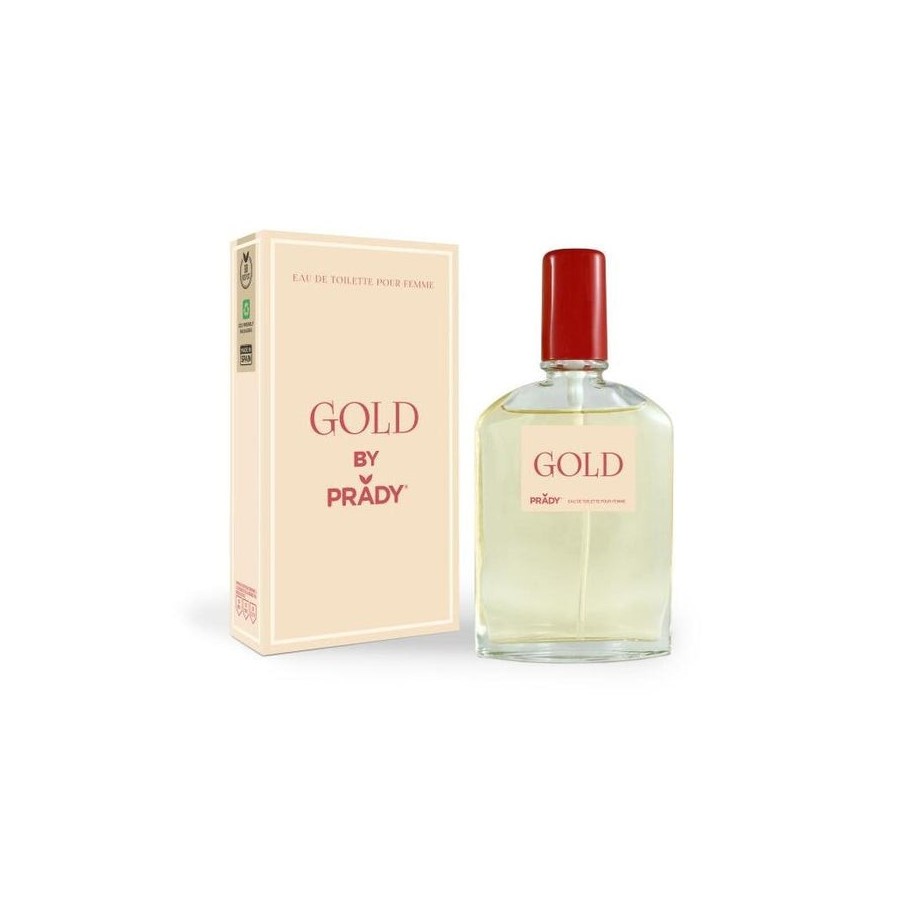 Prady colonia de mujer gold - frasco de 90 ml - spray pulverizador