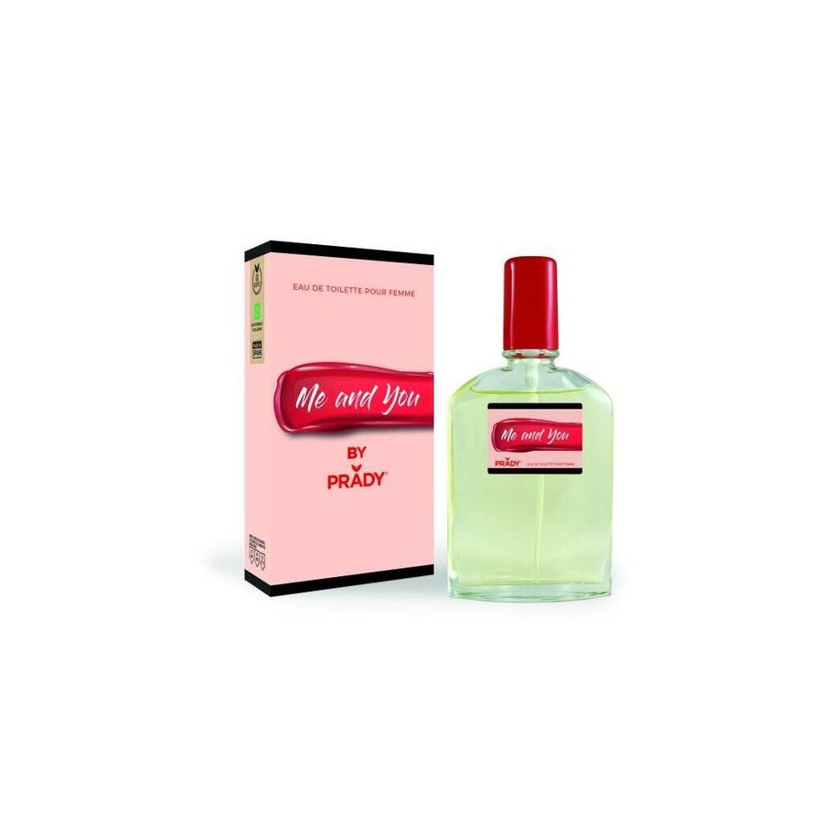 Prady colonia de mujer me and you - frasco de 90 ml - spray pulverizador