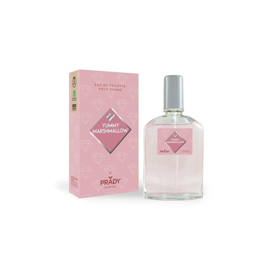 Prady colonia de mujer yummy marshmallow - frasco de 90 ml - spray pulverizador